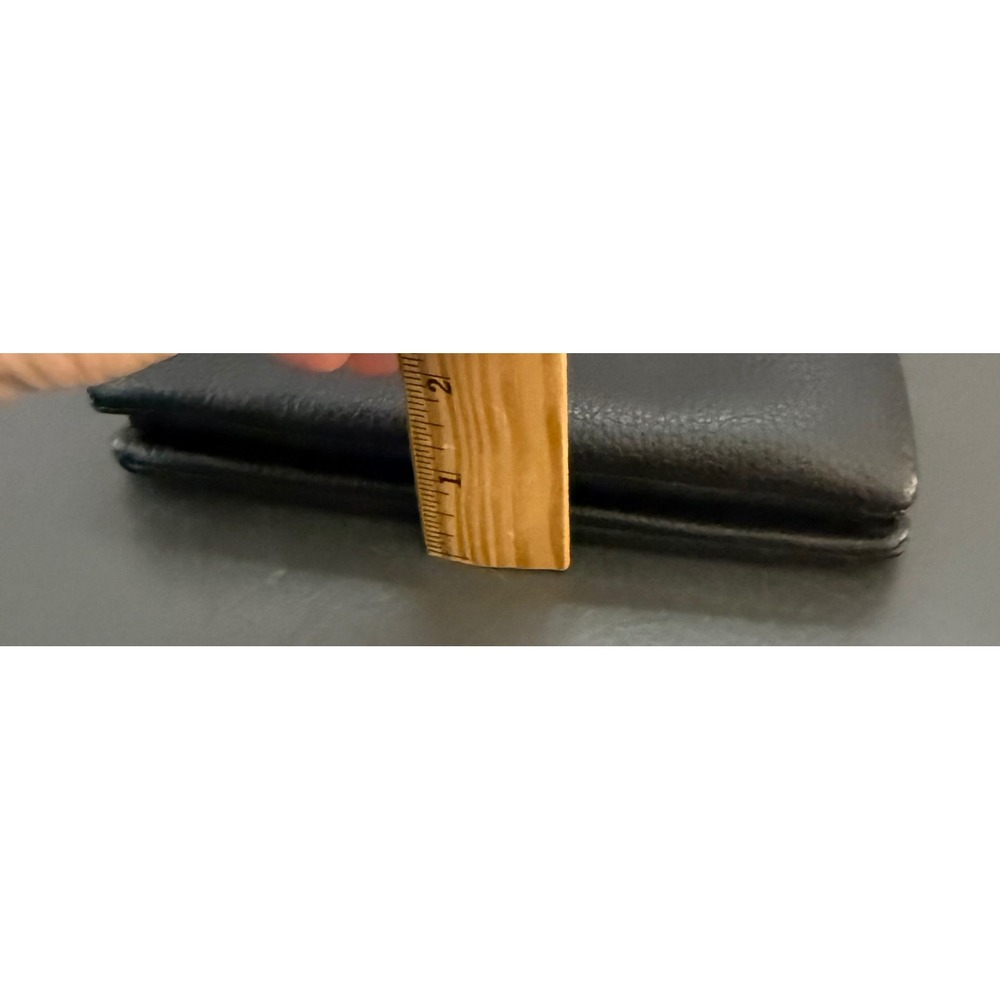 Giani Bernini Softy Core Black Leather Crossbody Silver Hardware Organize Travel - Picture 8 of 11